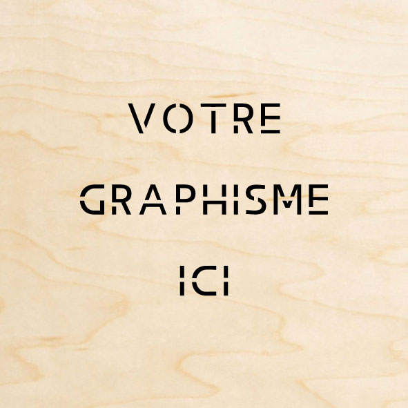 Carte en bois à personnaliser